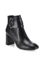 Tod's Gomma Leather Block-heel Booties