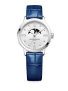 Baume & Mercier Classima 10329 Diamond, Stainless Steel & Alligator Strap Watch