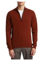 Saks Fifth Avenue Collection Half-zip Cashmere Sweater