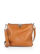 Valentino Rockstud Utilitarian Medium Leather Crossbody Bag