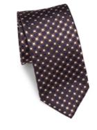 Canali Embroidered Silk Tie