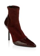 Pierre Hardy Suede & Leather High Heel Ankle Boots