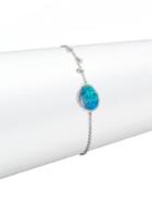 Meira T Boulder Opal, Diamond & 14k White Gold Bracelet