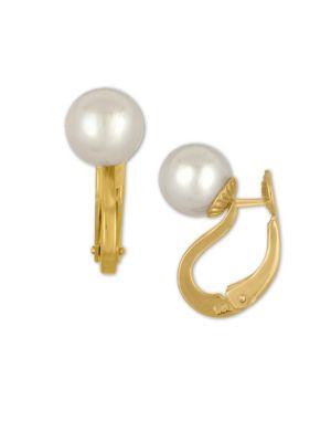 Majorica Faux-pearl Leverback Earrings