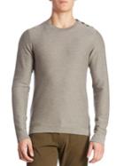Ralph Lauren Float Button-shoulder Cashmere Sweater