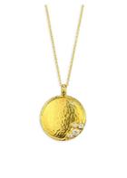Gurhan Pointelle 18k & 24k Yellow Gold & Diamond Pendant Necklace
