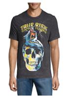True Religion Washed Skull Graphic Tee