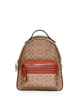 Coach Textured Campus Backpack