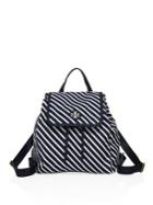 Tory Burch Scout Small Striped Backpack