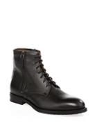 Aquatalia Vladimir Tumbled Embossed Leather Ankle Boots