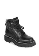 Balmain Army Chain Leather Boots