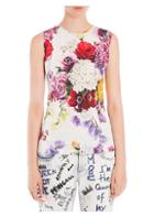 Dolce & Gabbana Sleeveless Floral Top