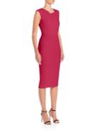 Roland Mouret Chesson Double Wool Crepe Sheath