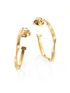 Marco Bicego Marrakech 18k Yellow Gold Twisted Hoop Earrings/1