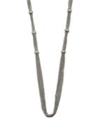 Abs By Allen Schwartz Jewelry Pave Rondelle Link Chain Necklace