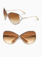 Tom Ford Eyewear Miranda Oversized Round Sunglasses