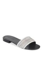 Kendall + Kylie Open Toe Leather Slides
