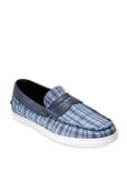 Cole Haan Pinch Weekender Plaid Penny Loafers