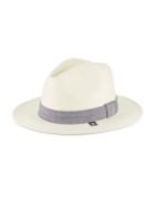 Block Headwear Straw & Chambray Panama Hat