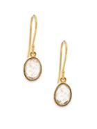 Lena Skadegard Moonstone & 18k Yellow Gold Drop Earrings