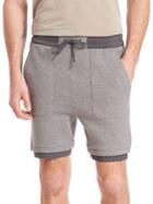 Helmut Lang Sponge Pique Jersey Shorts