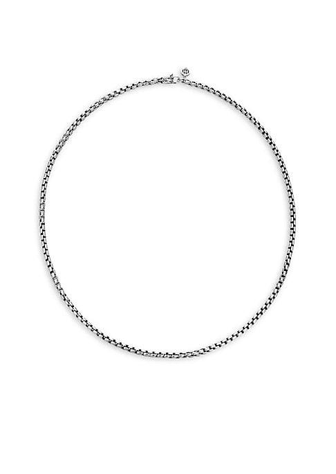 John Hardy Chain Silver Box Chain Necklace