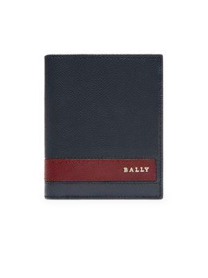 Bally Labie Calf Leather Lettering Wallet
