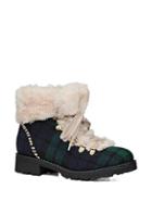 Jack Rogers Charlie Faux Shearling-lined Lace-up Booties