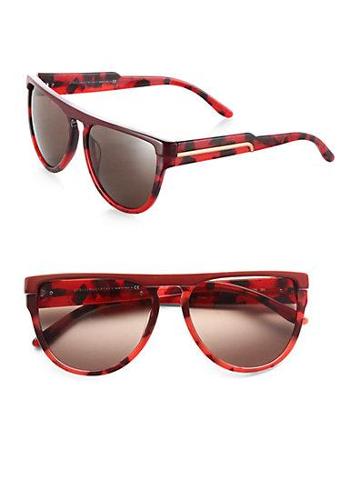 Stella Mccartney Tortoise Flat-top Sunglasses