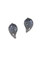 Alexis Bittar Swarovski Ombre Crystal Paisley Stud Earrings