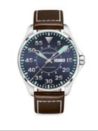 Hamilton Round Leather-strap Watch