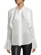Saks Fifth Avenue Collection Ruffle Detail Blouse