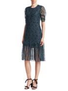 See By Chloe Floral Mesh Lace Dress
