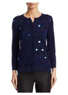 Saks Fifth Avenue Collection Sequin Roundneck Cardigan