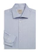 Armani Collezioni Modern-fit Herringbone Dress Shirt