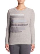 Stizzoli, Plus Size Classic-fit Knitted Sweater
