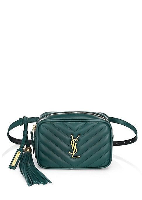 Saint Laurent Small Monogram Matelasse Leather Belt Bag