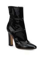 Gianvito Rossi Patent Leather Block-heel Booties