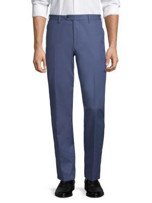 Larusmiani Fitted Cotton Pants