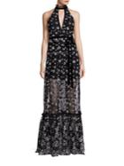 Alexis Florence Embellished Floral Gown