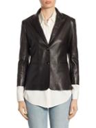 The Row Essentials Nolbon Leather Jacket