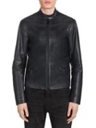 Emporio Armani Regular-fit Leather Moto Jacket