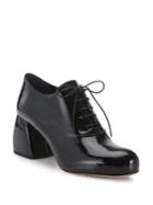 Miu Miu Patent Leather Block-heel Oxfords