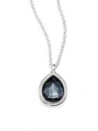 Ippolita Diamond, Gemstone And Sterling Silver Teardrop Necklace