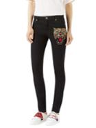 Gucci Angry Cat Skinny Jeans