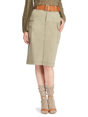 Polo Ralph Lauren Cotton Cargo Skirt