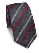 Kiton Textured Stripe Tie