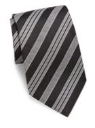 Giorgio Armani Multi-striped Slim Silk Tie