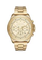 Michael Kors Theroux Chronograph Goldtone Stainless Steel Watch