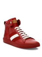 Bally Hedern Calf Leather High-top Sneakers